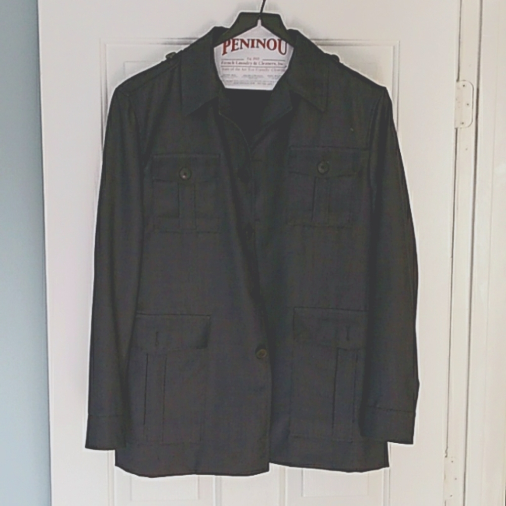 Gucci denim jacket dark blue size 52